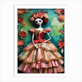 Day Of The Dead Marionette Art Print