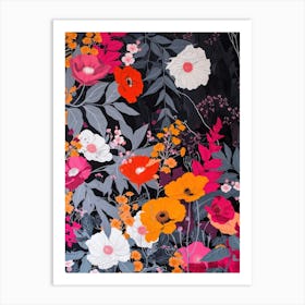 Great Japan Hokusai Japanese Flowers 1 Art Print