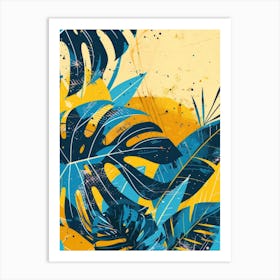 Tropical Leaves 63 Art Print