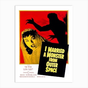 Movie Poster, I Married Monster From Outer Space Art Print