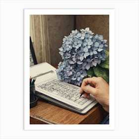 Hydrangea Art Print