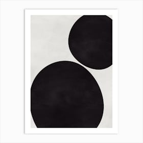 Concept Black White 3 Art Print