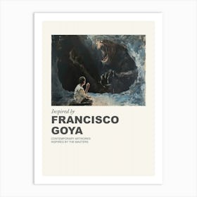 Museum Poster Inspired By Francisco Goya 2 Art Print