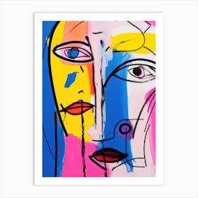 'The Face' 3 Art Print