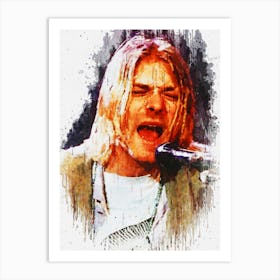 Kurt Cobain 1 Art Print