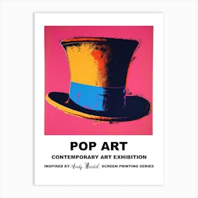 Top Hat Pop Art 1 Art Print