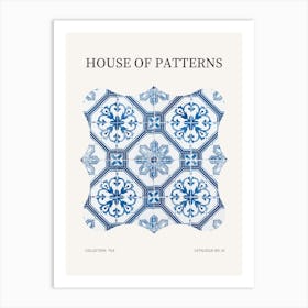 Tile Pattern Poster 16 Art Print