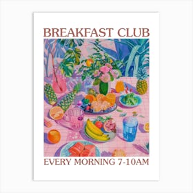 Breakfast Club Veggie Breakfast 1 Art Print