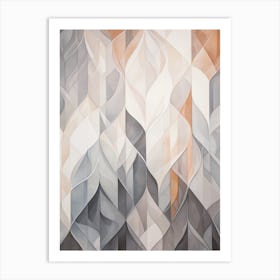 Water Geometric Abstract 8 Art Print