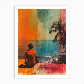 'The Beach' 2 Art Print