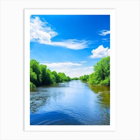 River Waterscape Photography 1 Art Print