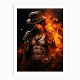 Portgas D. Ace 6 Art Print