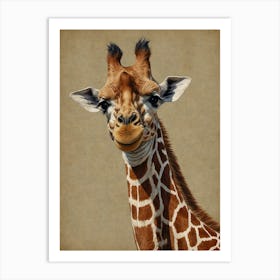 Giraffe 55 Art Print