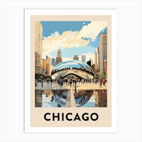 Chicago Travel Poster 26 Art Print