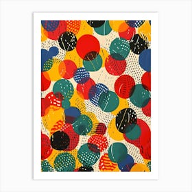 Abstract Circles 5 Art Print