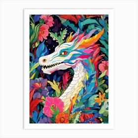 Dragon Cartoon Style 3 Art Print