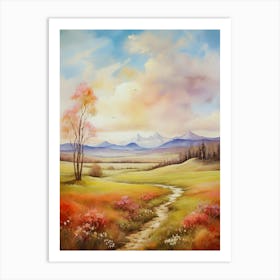 Landscape Painting 2 Art Print