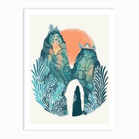 House In The Mountains Art Print