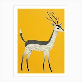 Yellow Antelope 2 Art Print