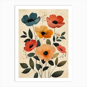 Poppies 63 Art Print