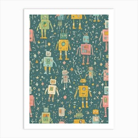 Robots Art Print