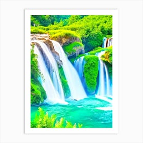 Kravice Waterfalls, Bosnia And Herzegovina Majestic, Beautiful & Classic (2) Art Print