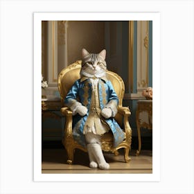 Cat In Costume 11 Art Print