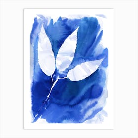 Cyanotype Botanical 5 Art Print