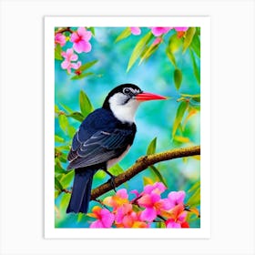 Lark Tropical bird Art Print