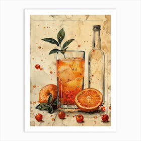 Orange Iced Tea 8 Art Print