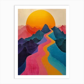 'Sunrise' 108 Art Print