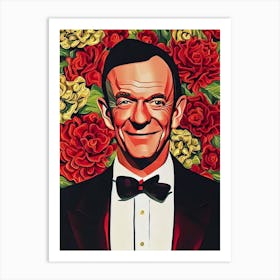 Fred Astaire Illustration Movies Art Print