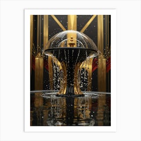 Fountain Of Gold 2 Art Print