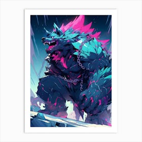 Wolf Character 3 Art Print