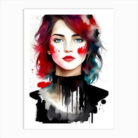 Girl With Red Hair 1 Art Print