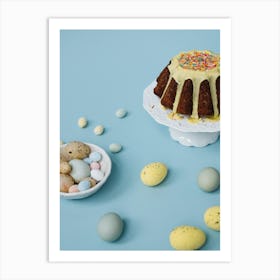 Easter Bundt Cake 3 Art Print