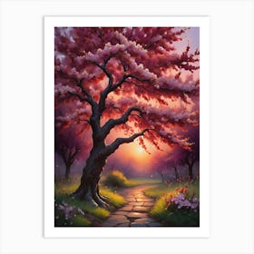 Cherry Blossom Tree 15 Art Print