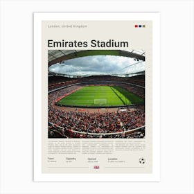 Arsenal - Emirates Stadium Art Print