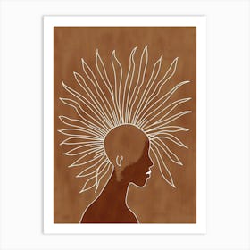 Portrait Of A Woman 235 Art Print