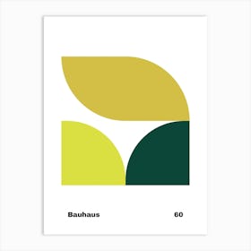 Geometric Bauhaus Poster 60 Art Print