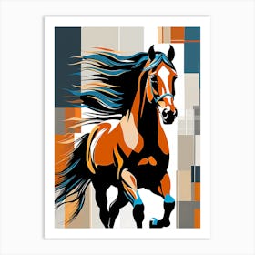 Modern Horse Art, 104 Art Print