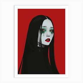 Gothic Girl Art Print