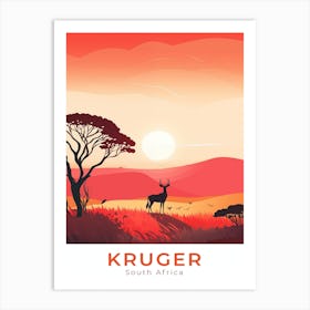 South Africa Kruger National Park Travel Art Print