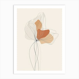 Abstract Flower 10 Art Print