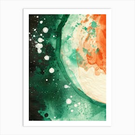 Abstract Watercolor Painting 77 Art Print