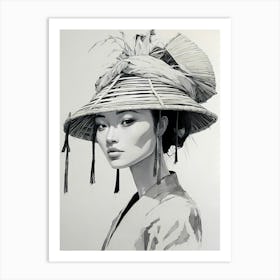 Asian Woman Art Print