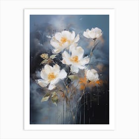 White Roses 1 Art Print