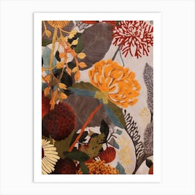 Fall Botanicals Queen Annes Lace 5 Art Print