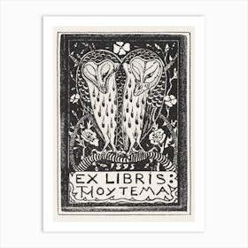 Ex Libris Of Theo Van Hoytema (1895), Theo Van Hoytema Art Print