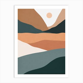 Natural landscape 5 Art Print